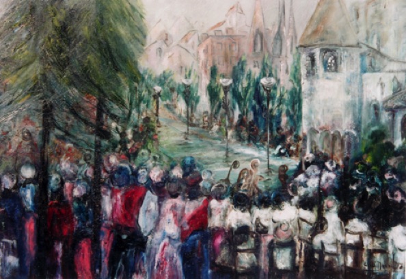 Matin&eacute;e in Tours (24"x30")
#9407