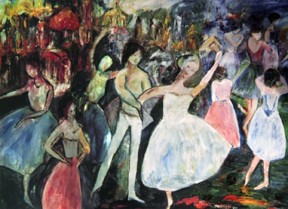 Kirov Ballet (Triptych) (48"x54")
#9212