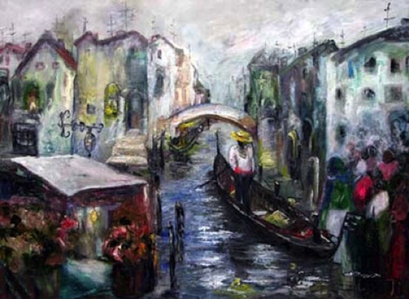 Along the Canal (30"x40")
#0580 Along the Canal (30"x40")
#0580